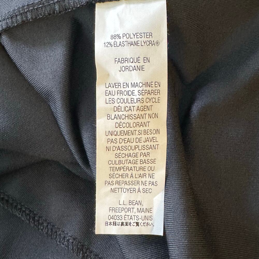 LL Bean Size XL Sport Fitness V-Neck Dress with Zippered Pocket and Cap Sleeves - Picture 7 of 8